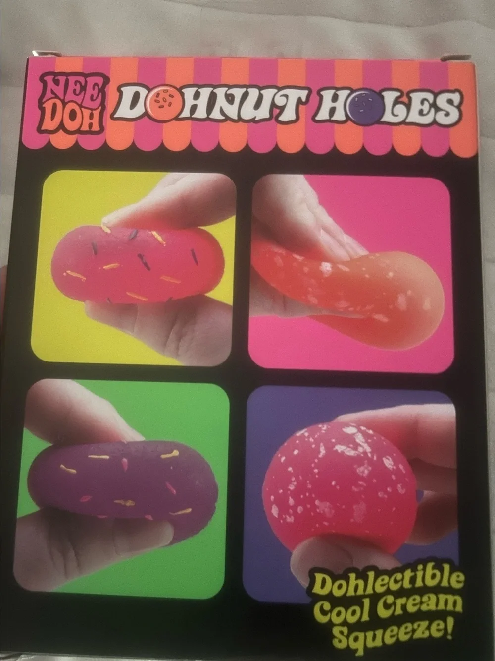 Needoh dohnut holes NEW set of 4